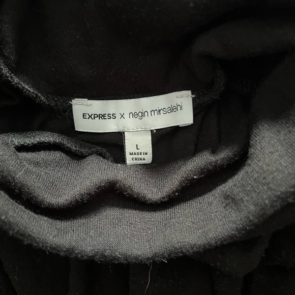 Express X Negin Mirsalehi, large black bodysuit - Picture 3 of 4